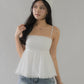 Jolyn Eyelet Babydoll Padded Top