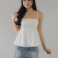Jolyn Eyelet Babydoll Padded Top