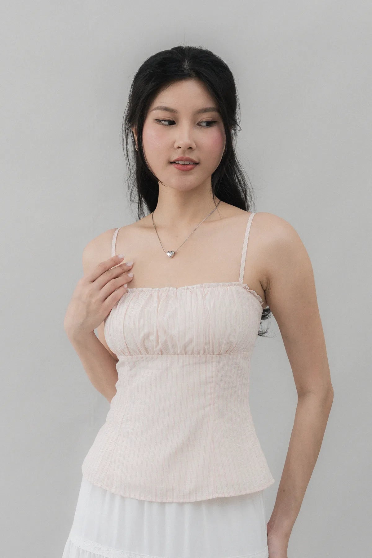 Steffi Gingham Strappy Padded Top