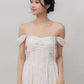 Elora Ribbon Tie Padded Maxi Dress