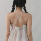 Peony Patchwork Babydoll Padded Top