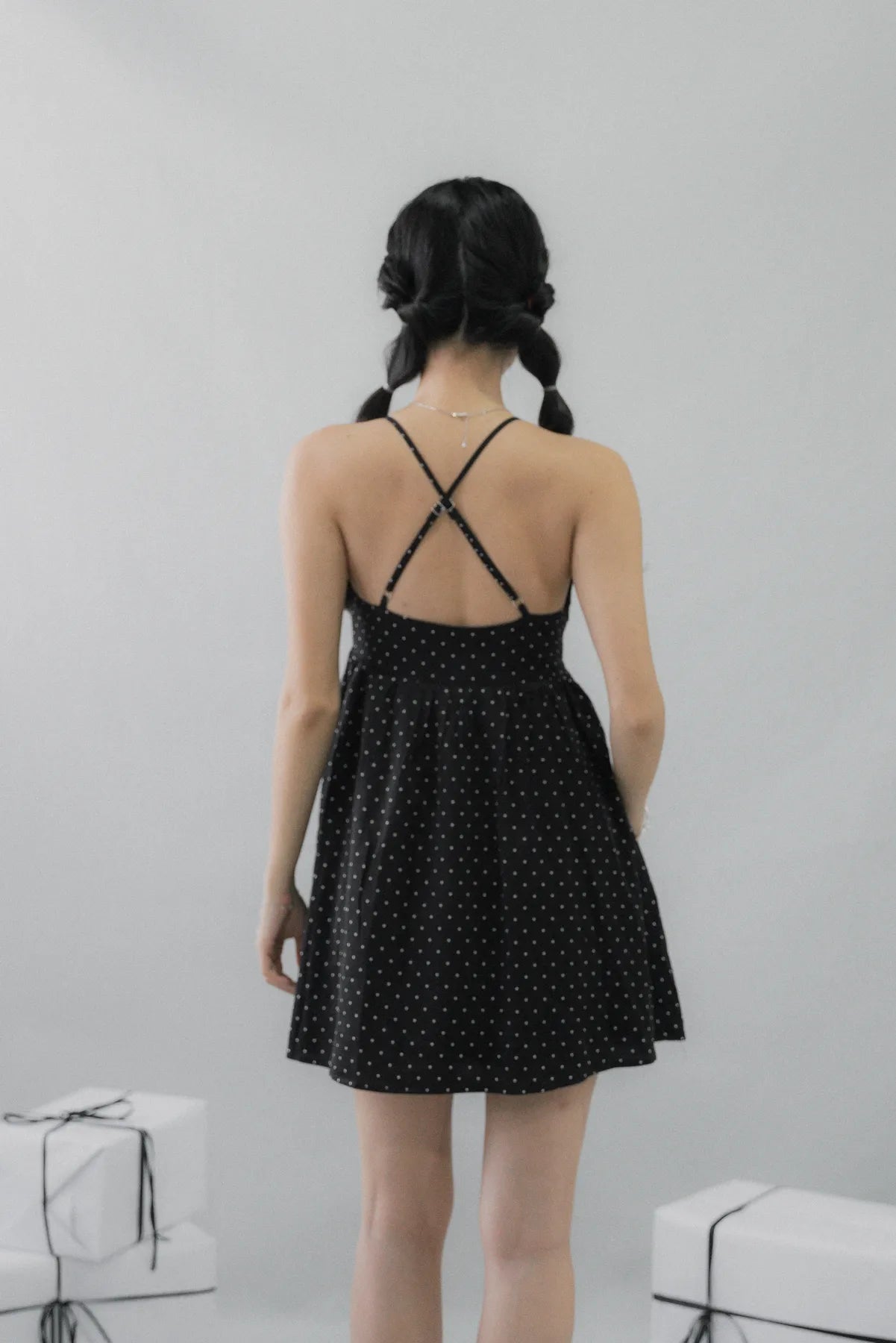 *RESTOCK* Primrose Polka Dot Babydoll Padded Dress