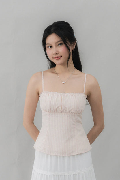 Steffi Gingham Strappy Padded Top