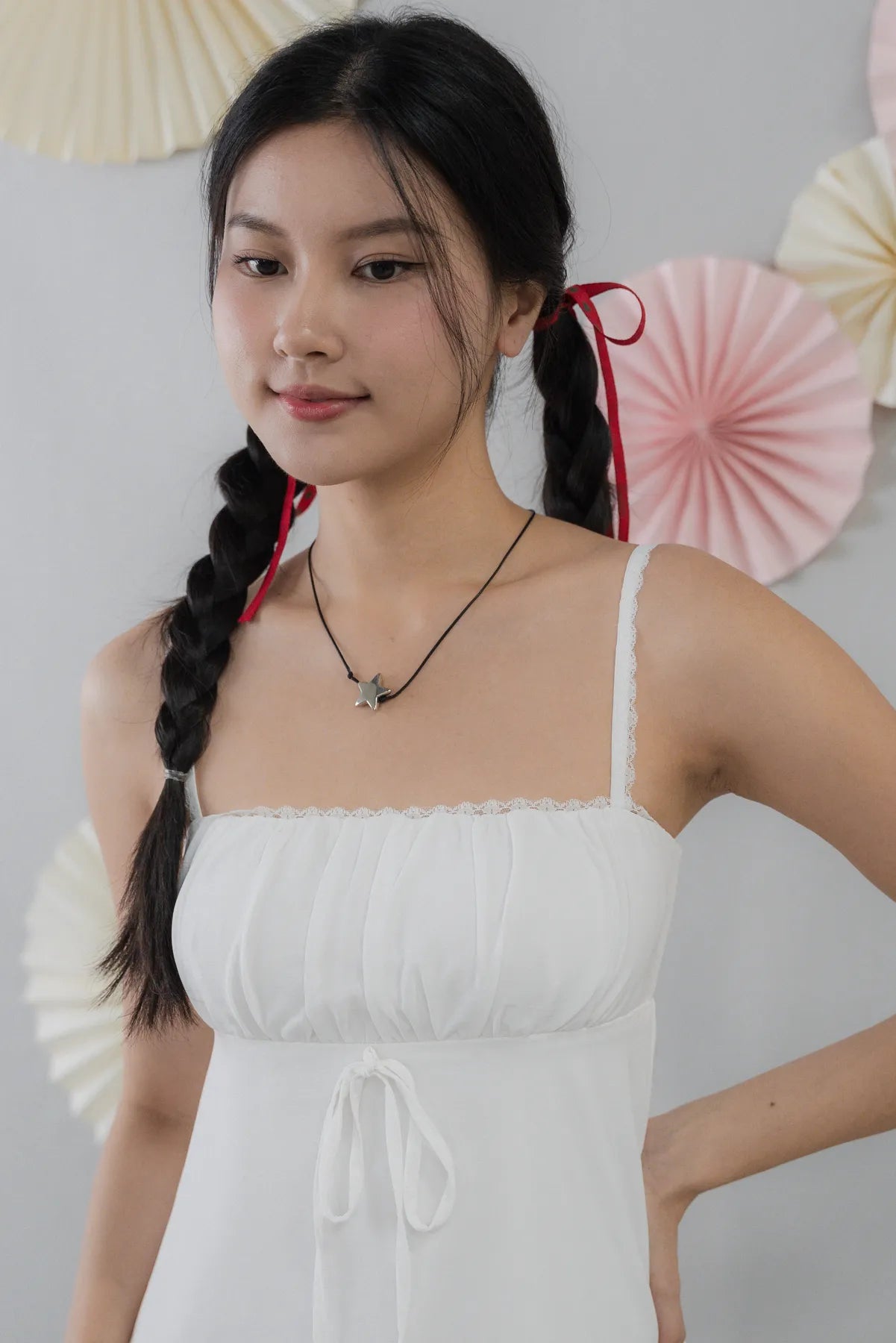 Kiara Padded Mini Babydoll Dress