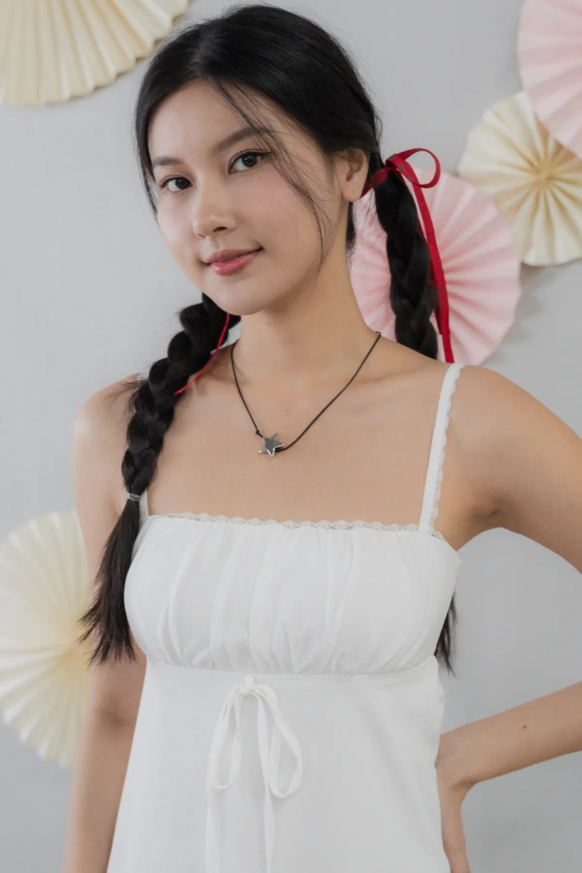 Kiara Padded Mini Babydoll Dress