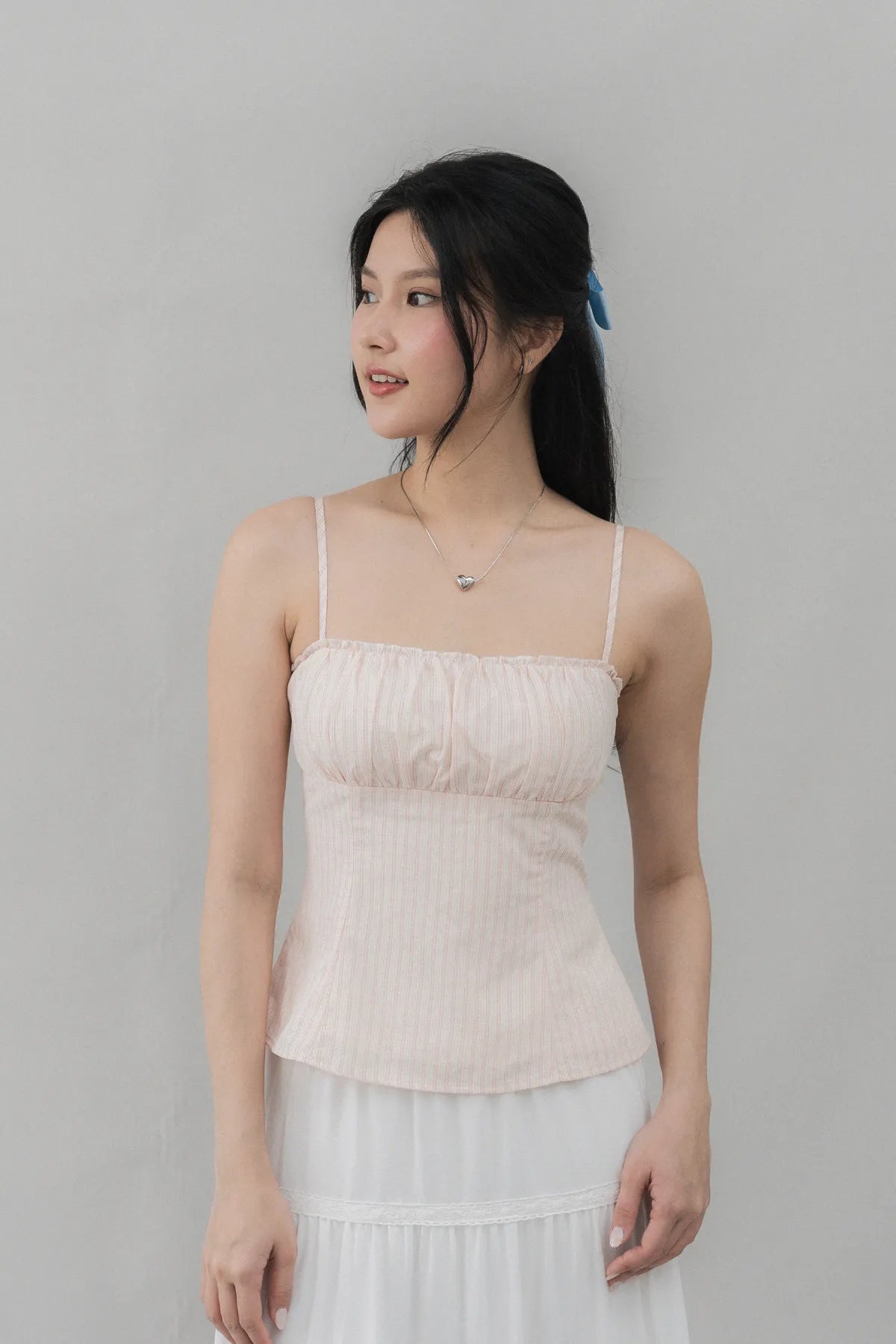 Steffi Gingham Strappy Padded Top