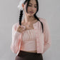 Mindy Flower Button Cardigan