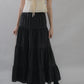 Eden Long Tiered Lace Skirt
