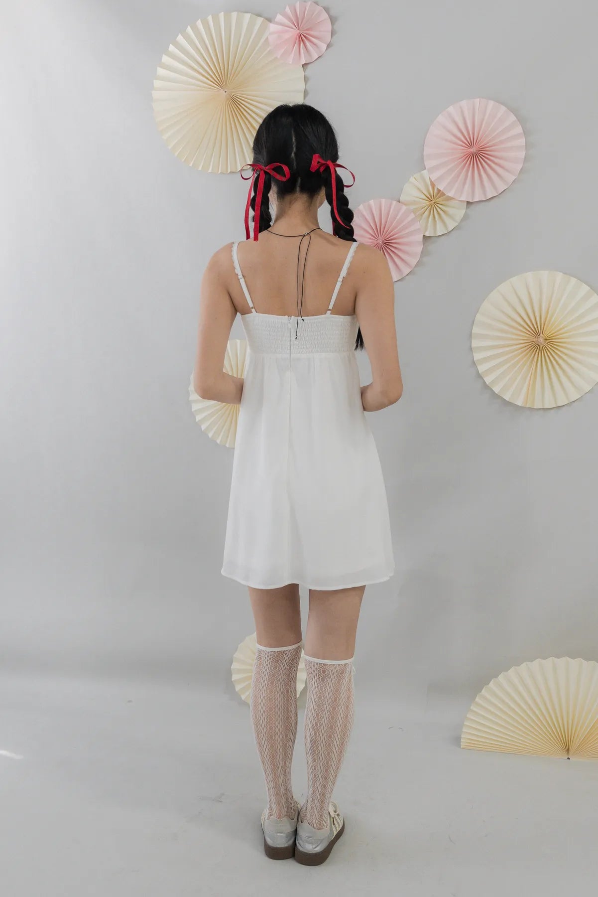 Kiara Padded Mini Babydoll Dress