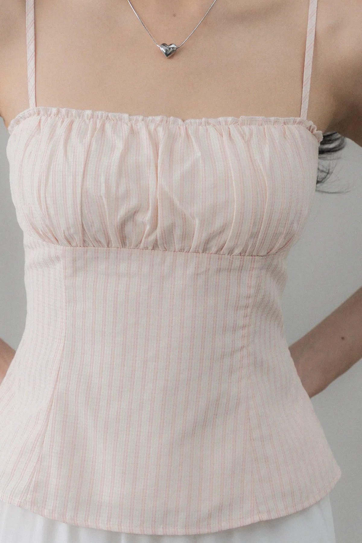 Steffi Gingham Strappy Padded Top
