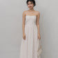 Elora Ribbon Tie Padded Maxi Dress