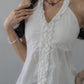 Krissy V-Neck Padded Longline Halter Top