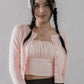 Mindy Flower Button Cardigan