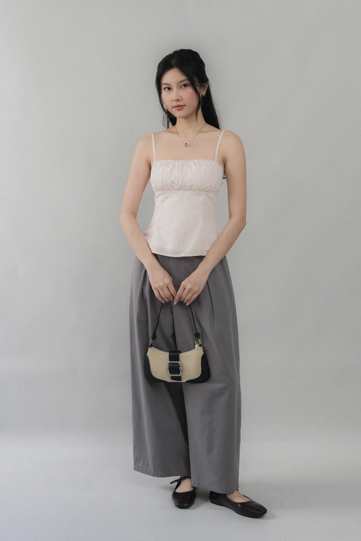 Steffi Gingham Strappy Padded Top