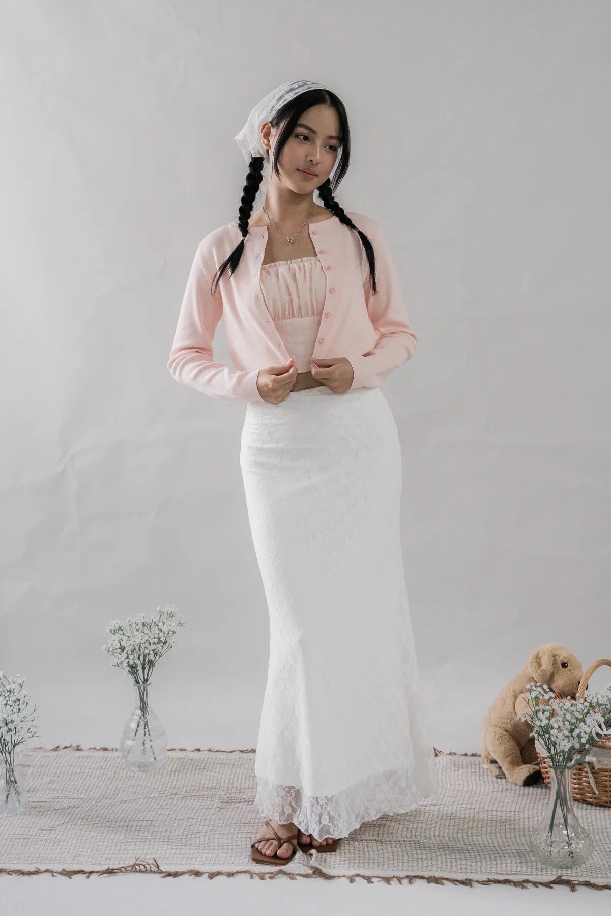 Bradley Soft Fishtail Lace Skirt