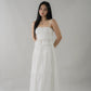 Arabella Pintuck Flowy Tiered Long Skirt
