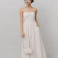 Elora Ribbon Tie Padded Maxi Dress