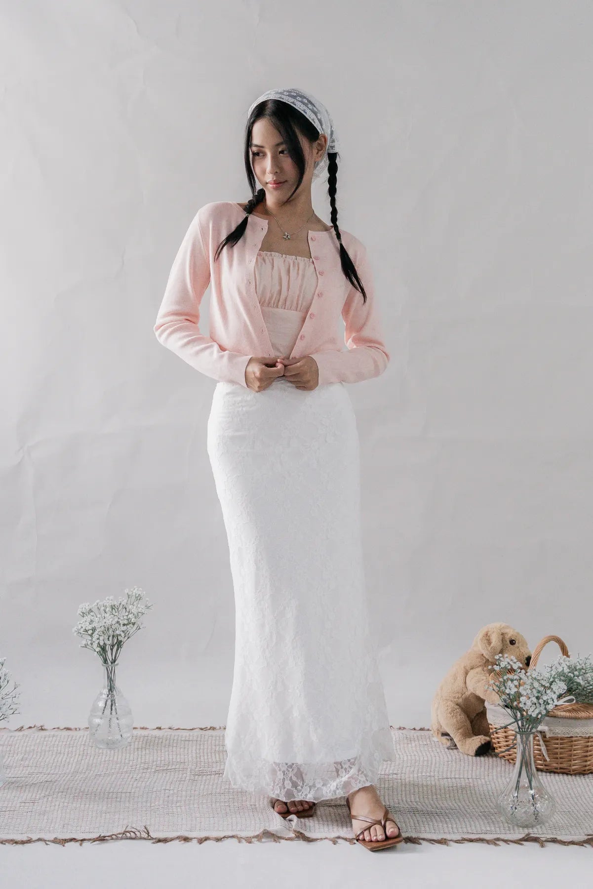 Bradley Soft Fishtail Lace Skirt