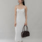 Christine Strappy Padded Lace Ribbon Dress