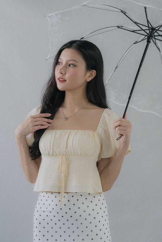 *PRELAUNCH* Kiara Flutter Sleeves Padded Babydoll Top