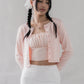 Mindy Flower Button Cardigan