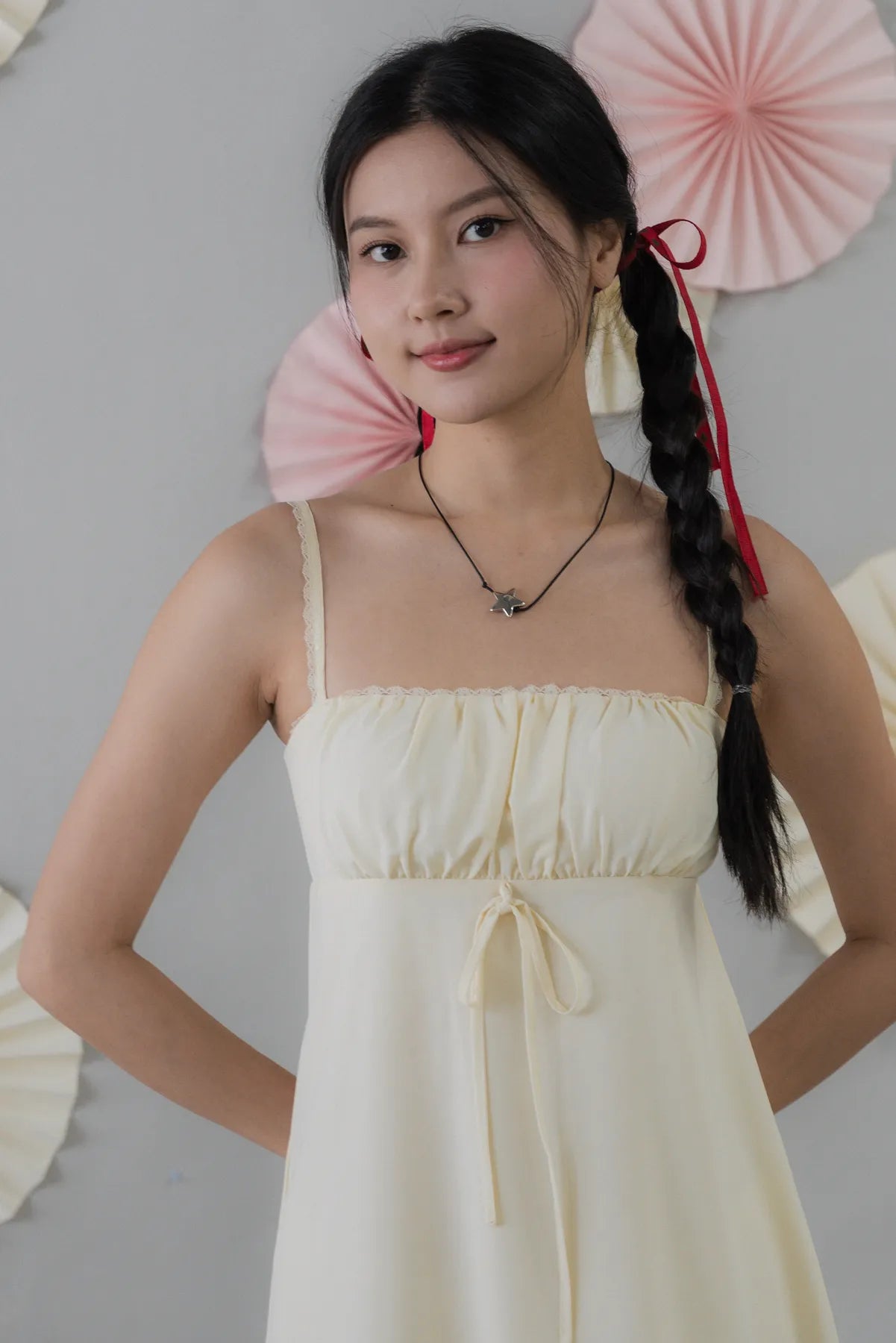 Kiara Padded Mini Babydoll Dress