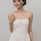 Elora Ribbon Tie Padded Maxi Dress