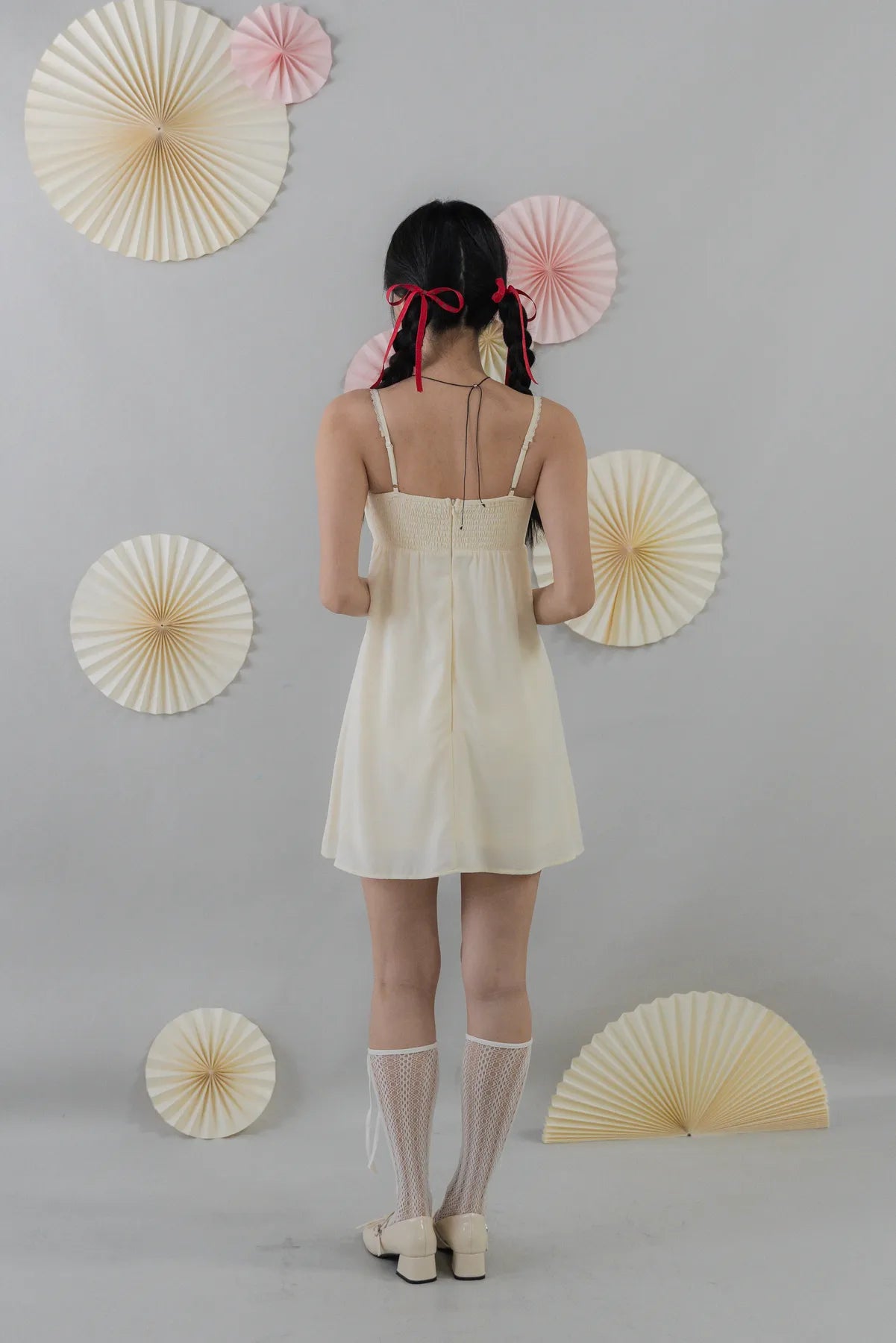 Kiara Padded Mini Babydoll Dress