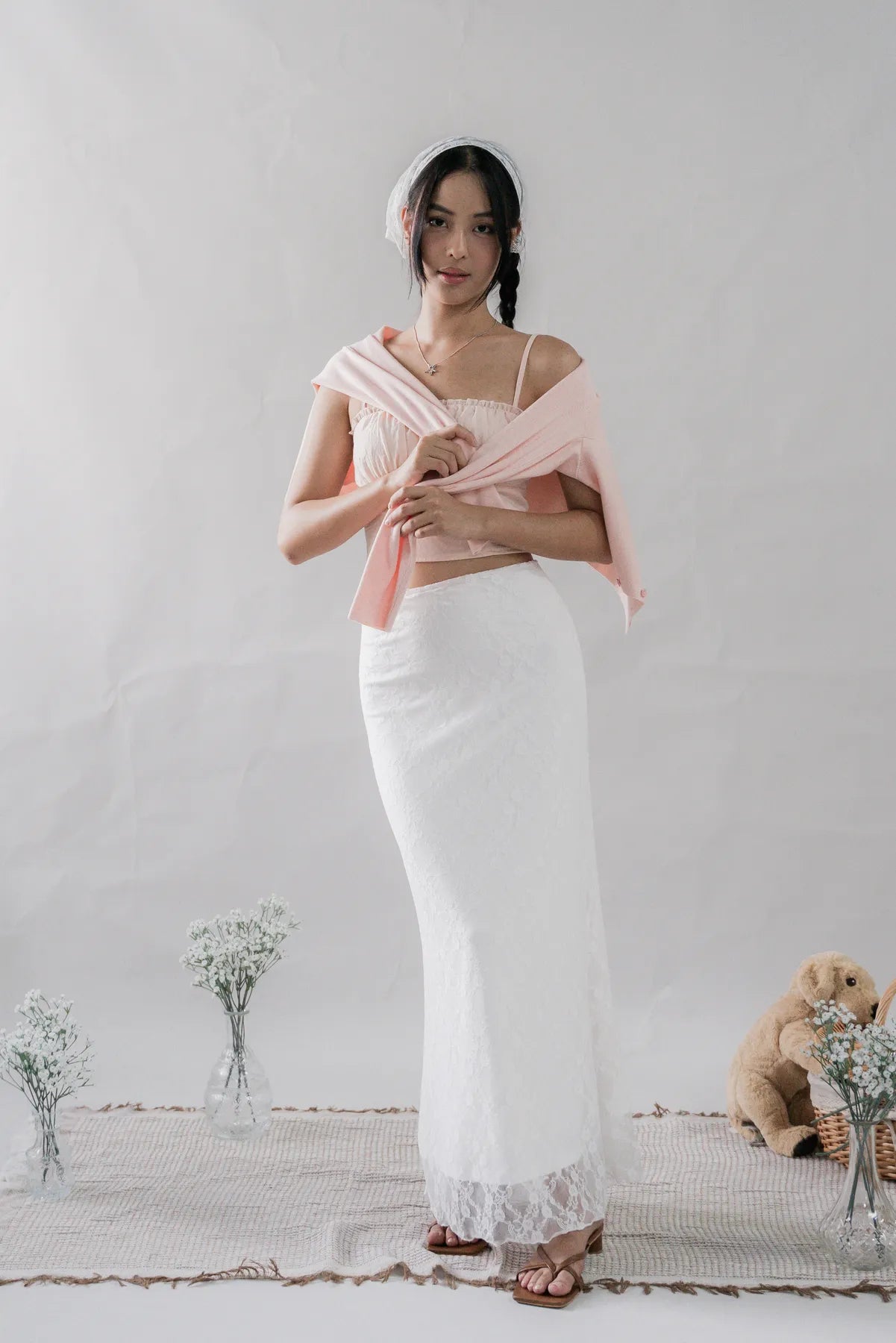 Bradley Soft Fishtail Lace Skirt