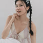 Peony Patchwork Babydoll Padded Top