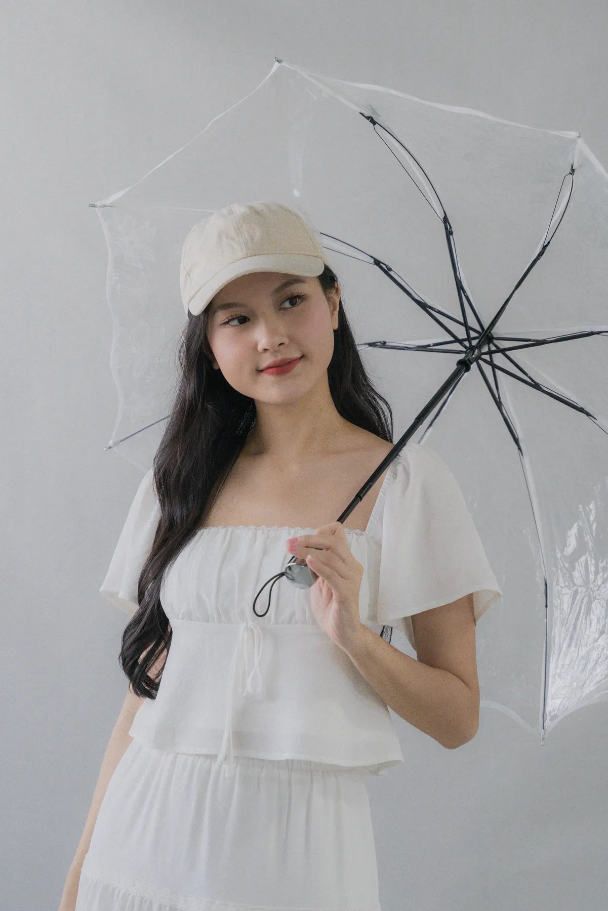 Kiara Flutter Sleeves Padded Babydoll Top