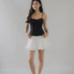 Christine Lace Ribbon Padded Tank Top