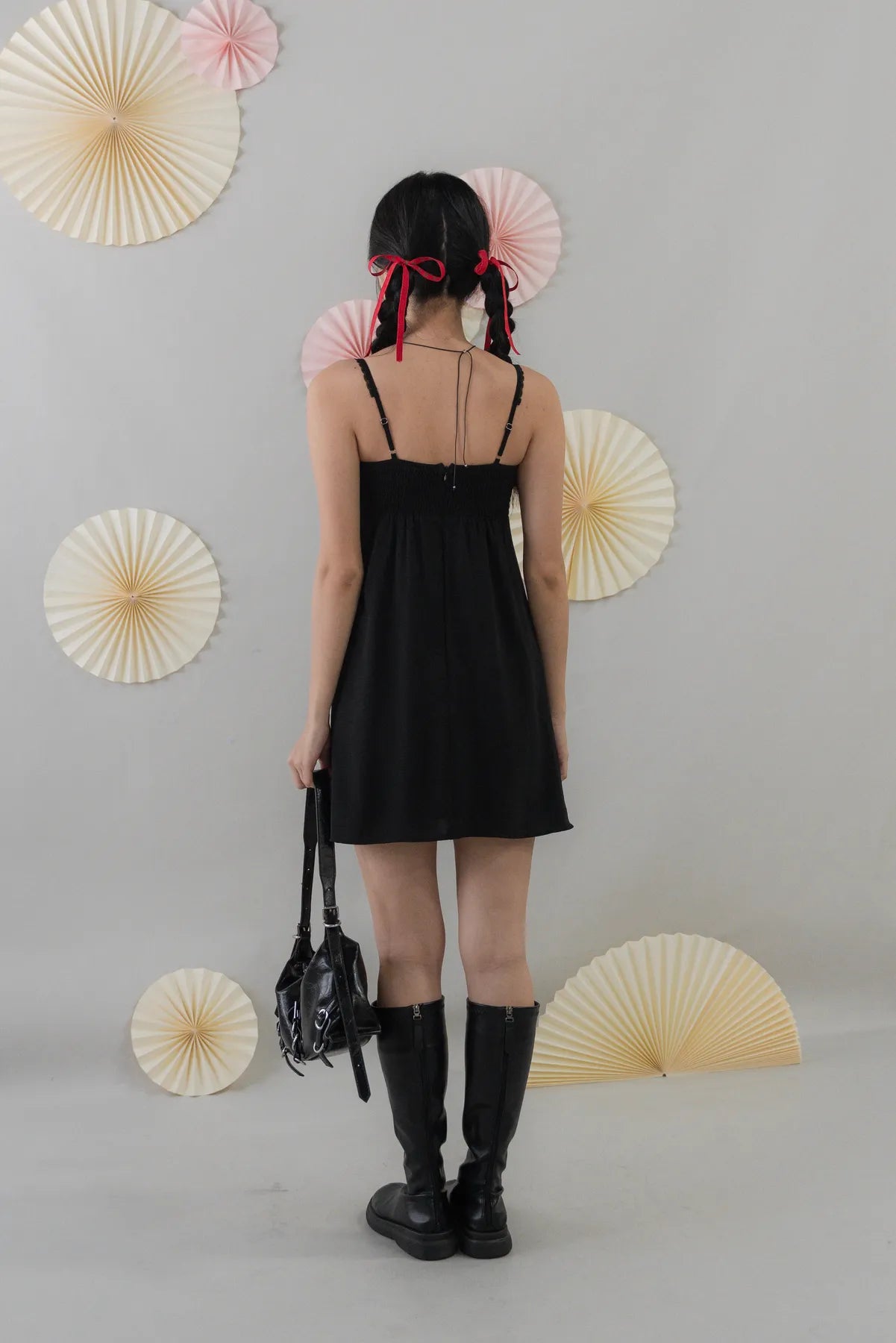 Kiara Padded Mini Babydoll Dress