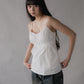 Sydney Scallop Trim Padded Button Tank Top