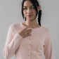 Mindy Flower Button Cardigan