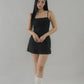 Bernadette Tiered Hem Padded Mini Dress