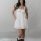 [100% Cotton] Renee Convertible Padded Romper Dress
