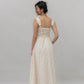 Elora Ribbon Tie Padded Maxi Dress