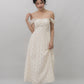 Elora Ribbon Tie Padded Maxi Dress