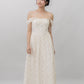 Elora Ribbon Tie Padded Maxi Dress