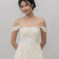 Elora Ribbon Tie Padded Maxi Dress