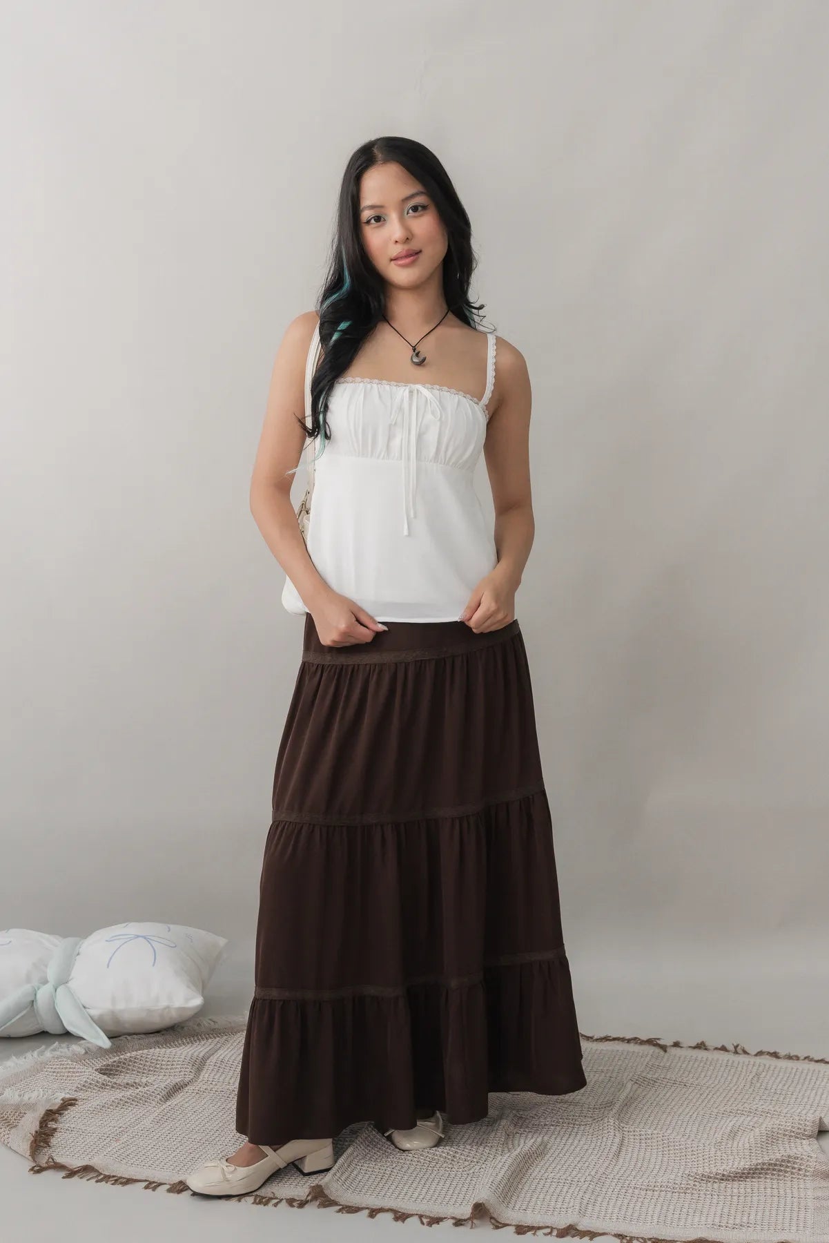 Kiara V2 Longline Padded Babydoll Top