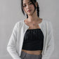 Mindy Flower Button Cardigan