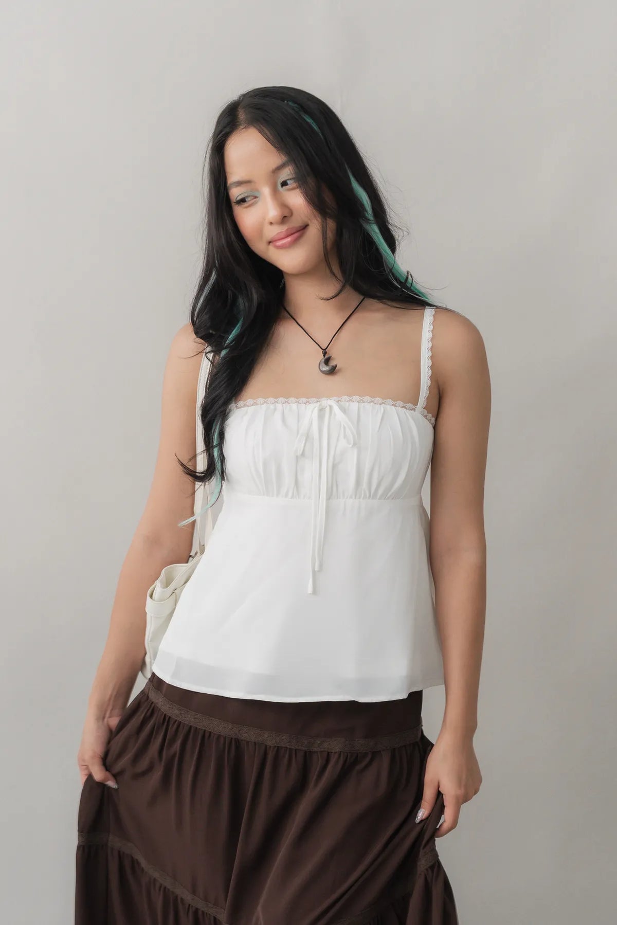 Kiara V2 Longline Padded Babydoll Top
