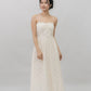 Elora Ribbon Tie Padded Maxi Dress