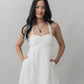 [100% Cotton] Renee Convertible Padded Romper Dress