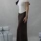 Bradley Fishtail Maxi Soft Mesh Skirt