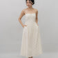Elora Ribbon Tie Padded Maxi Dress