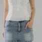Christine Lace Ribbon Padded Tank Top