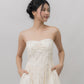 Elora Ribbon Tie Padded Maxi Dress
